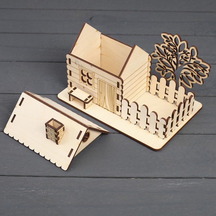 Заготовка для декора "Набор на обеденный стол №1" 20 деталей 18х10х12 см