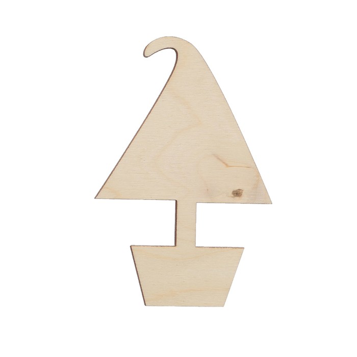 Топиарий для творчества "Ёлочка мини" из фанеры, 10 см