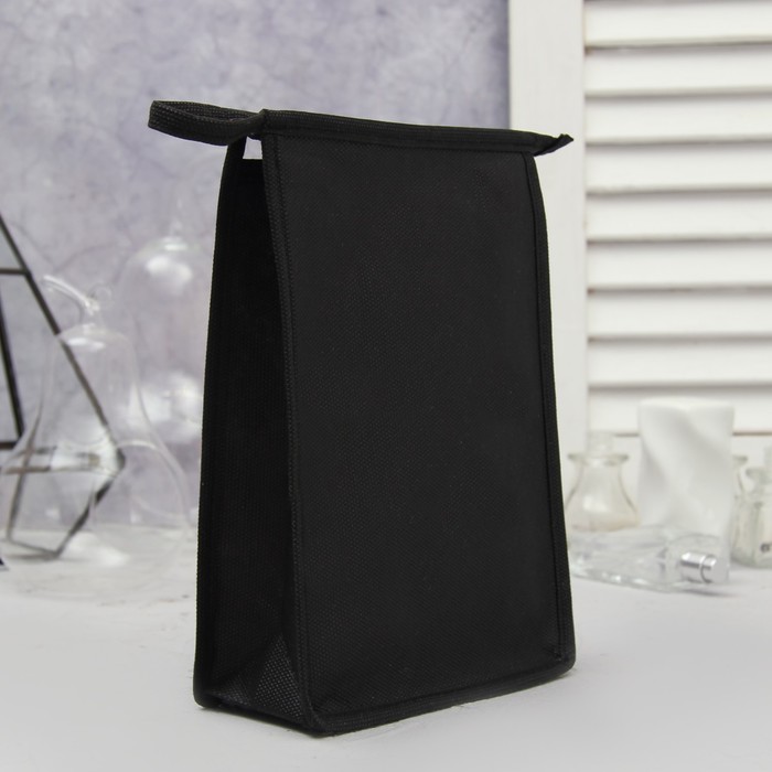 Сумка-косметичка, отдел на молнии, цвет чёрный