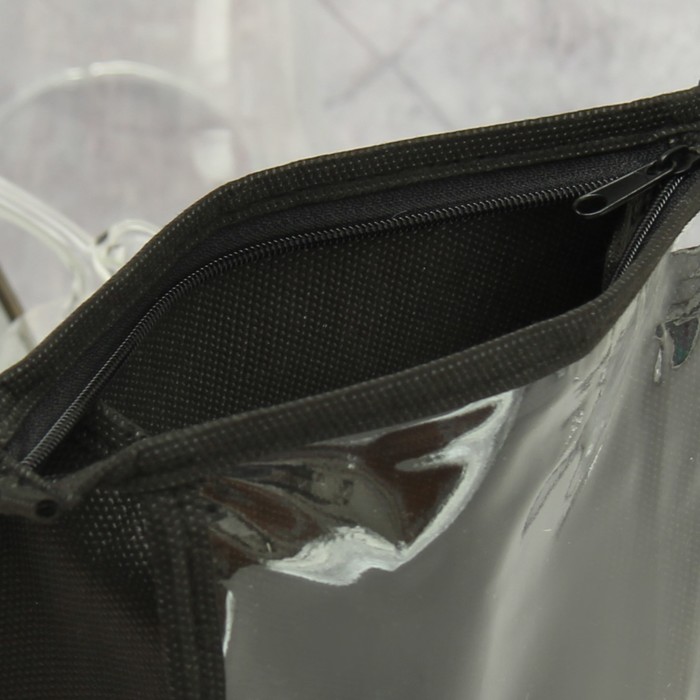 Сумка-косметичка, отдел на молнии, цвет чёрный