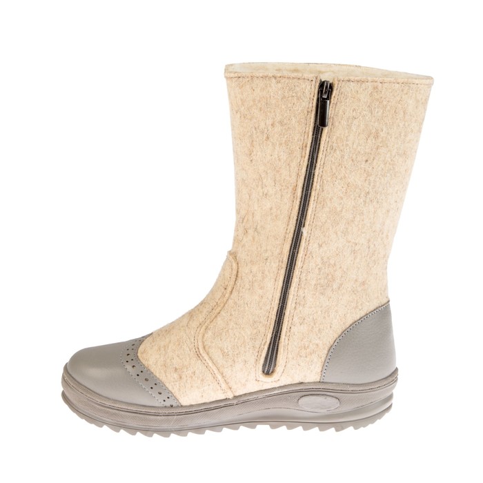 Валенки детские арт. 46510, цвет светло-серый, размер 35