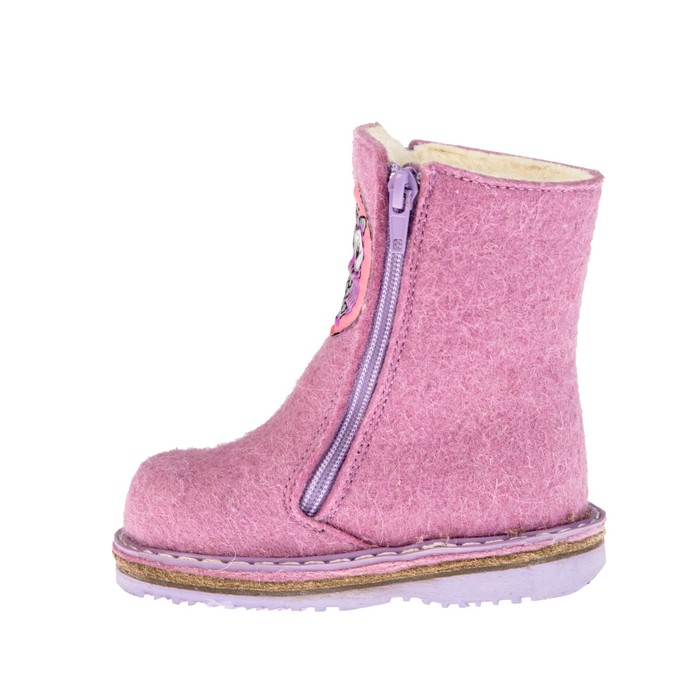 Унтоваленки детские арт. 23530, цвет сиреневый, размер 25