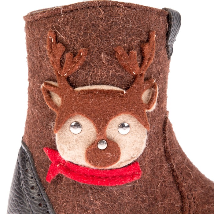 Унтоваленки детские арт. 23565, цвет коричневый, размер 23