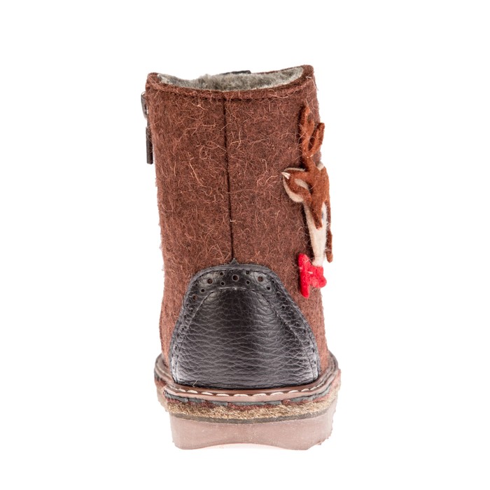 Унтоваленки детские арт. 23565, цвет коричневый, размер 25