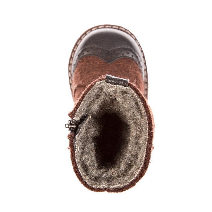 Унтоваленки детские арт. 23565, цвет коричневый, размер 25