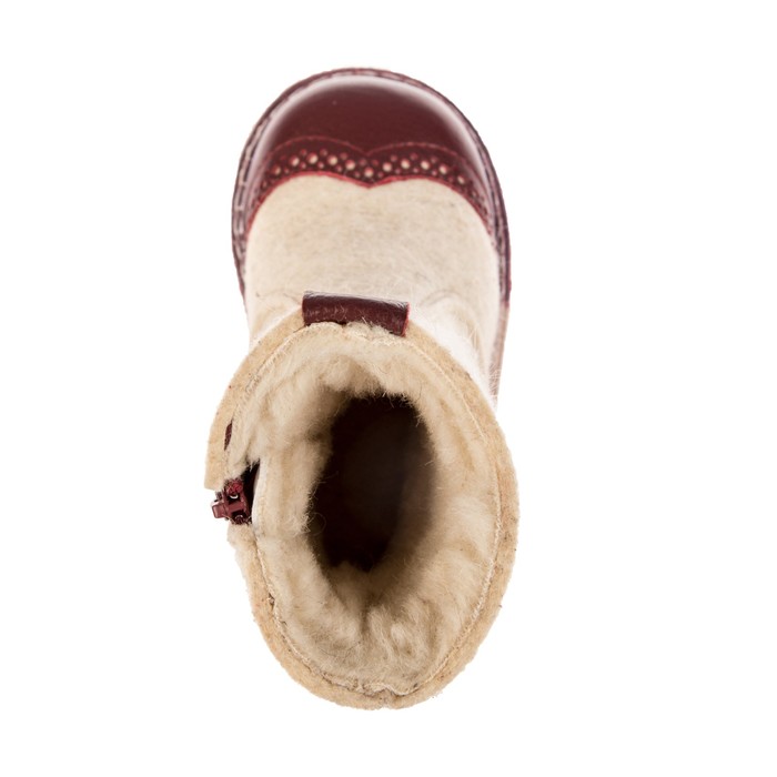 Унтоваленки детские арт. 33623* (бордовый) (р. 26)