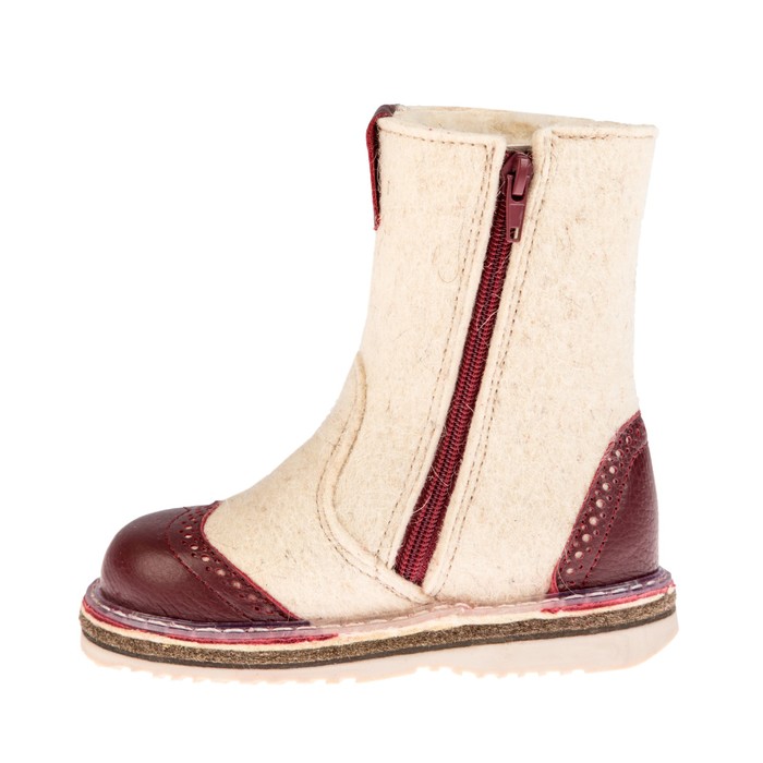 Унтоваленки детские арт. 33623* (бордовый) (р. 27)