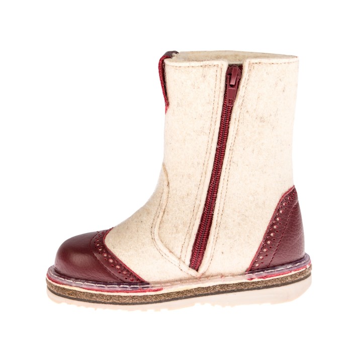 Унтоваленки детские арт. 33582 (бордовый) (р. 28)