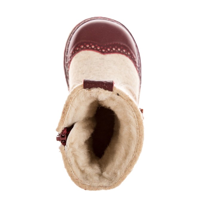 Унтоваленки детские арт. 33582 (бордовый) (р. 28)