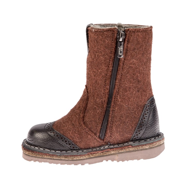 Унтоваленки детские арт. 33629*, цвет коричневый, размер 26