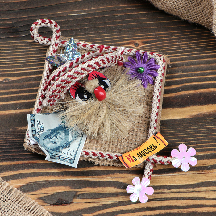 Домовичок с магнитом и подвесом "Любви"