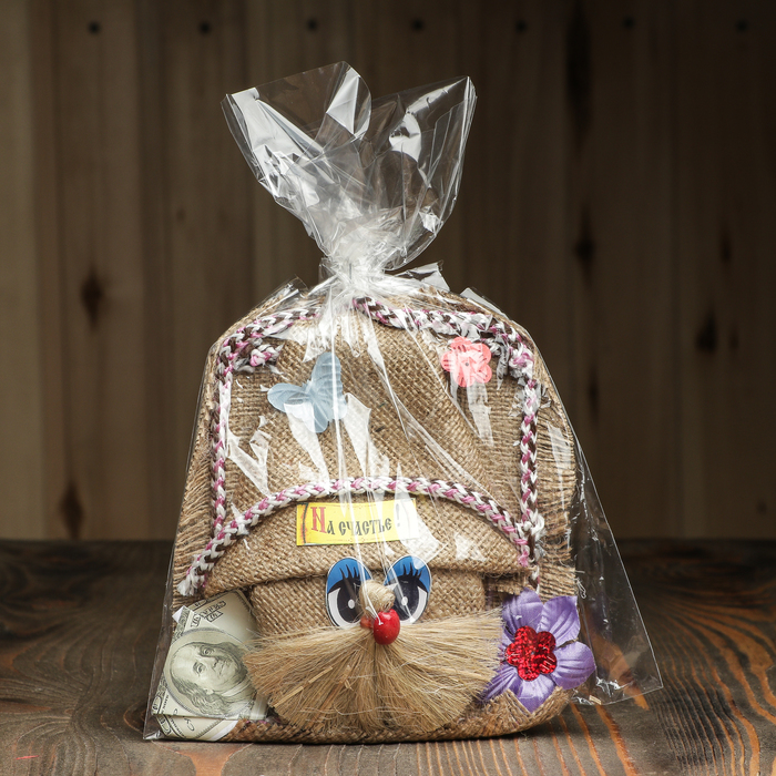 Домовичок с магнитом и подвесом "Счастья"