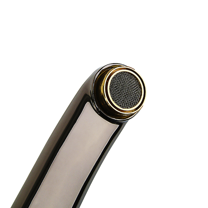 Смеситель для ванны Bayard "МТ 8009-6В S", однорычажный, латунь, цвет графит/золото