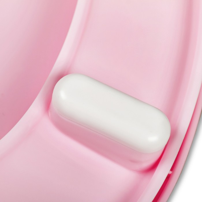 Сиденье для унитаза «Евро», с пластиковыми креплениями, цвет розовый