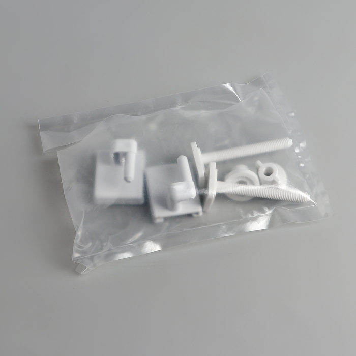 Сиденье для унитаза «Евро», с пластиковыми креплениями, цвет кремовый