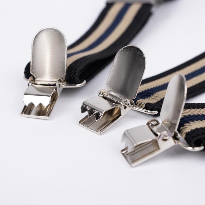 Подтяжки детские «Жирафик», цвет чёрный/бежевый