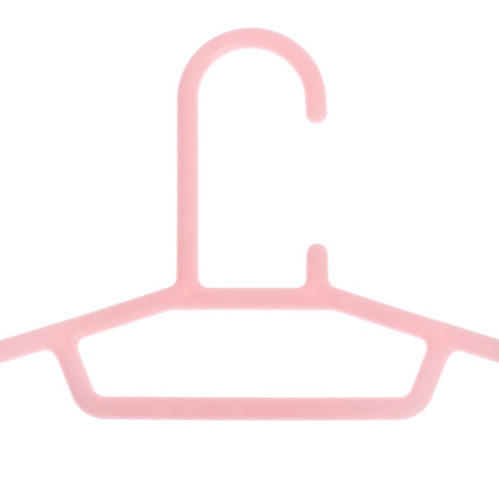 Вешалка-плечики, цвет розовый