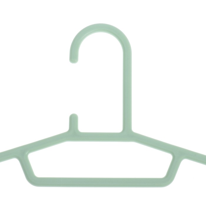 Вешалка-плечики, цвет зелёный