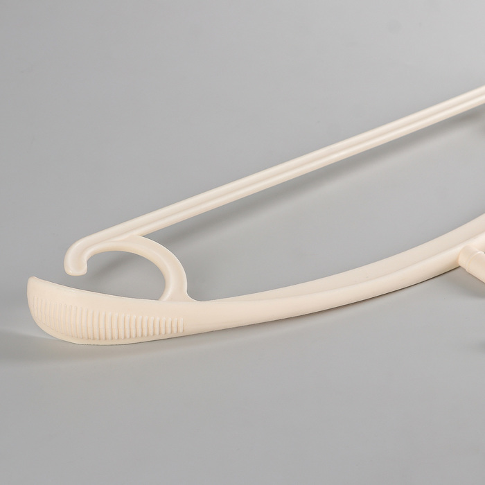 Вешалка-плечики "Цветик", цвет молочный