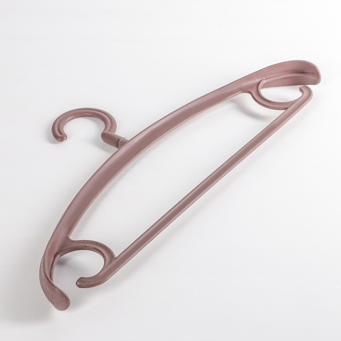 Вешалка-плечики "Цветик", цвет коричневый