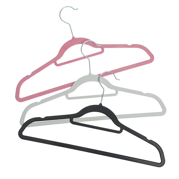 Вешалка-плечики 37х21,5х0,3 см "Рафаэль" цвет МИКС