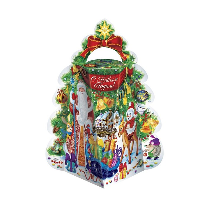 Подарочная коробка "Праздник", 28,5 х 20 х 35 см