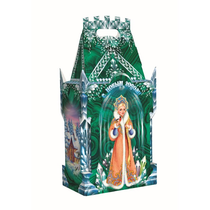 Подарочная коробка "Малахит", 19,5 х 11,7 х 41 см