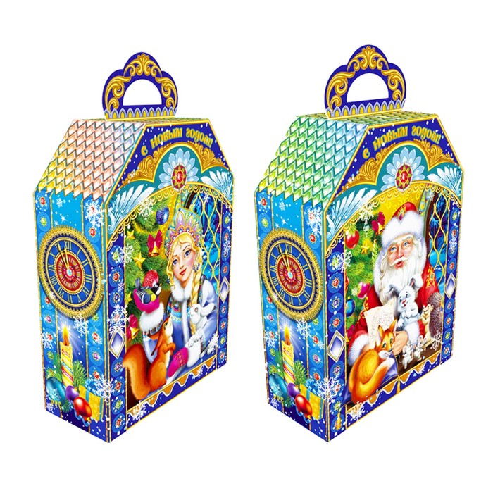 Подарочная коробка "Часы "Веселые Зверята", 16 x 7 x 27,2 см