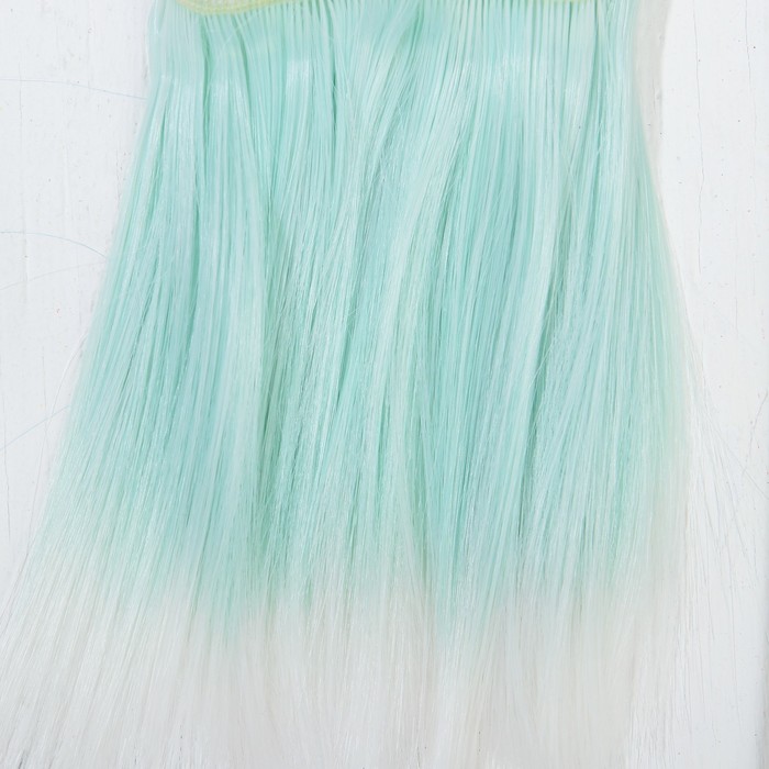 Волосы - тресс для кукол "Прямые" длина волос 15 см, ширина 100 см, №LSA001