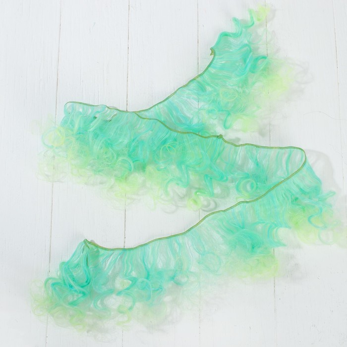 Волосы - тресс для кукол "Кудри" длина волос 15 см, ширина 100 см, №LSA029