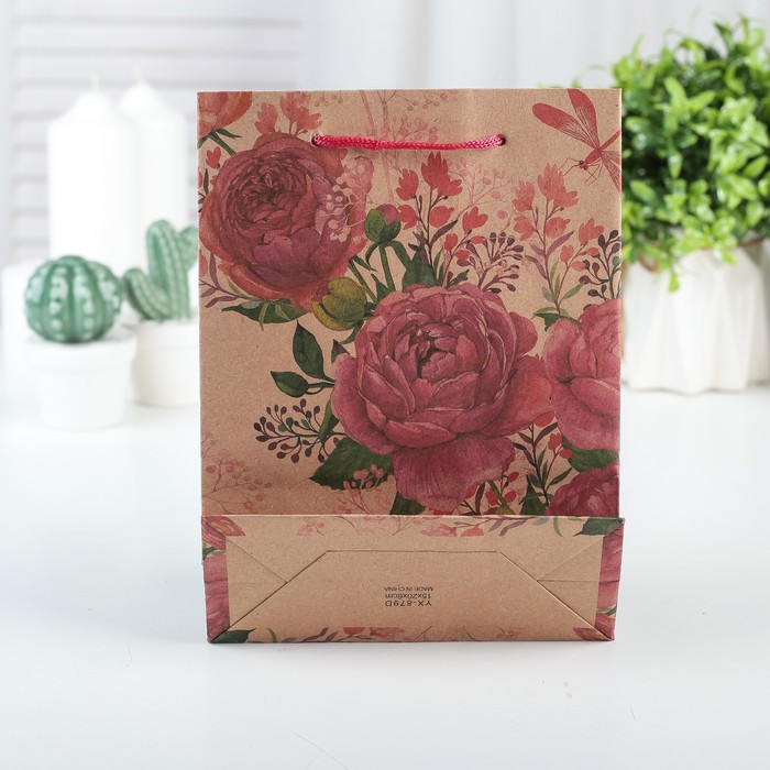 Пакет Крафт 15 х 20 х 6 см