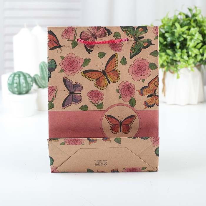 Пакет Крафт 15 х 20 х 6 см