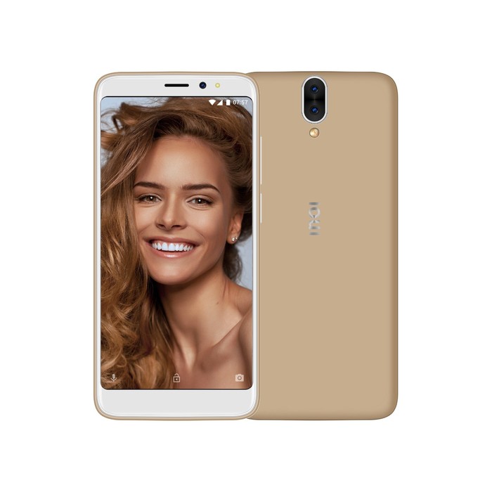 Смартфон INOI 6 Lite 5,5" 1280*640, 8Gb, 1Gb RAM, 13+8+0,3Mp, 4750mAh золотой