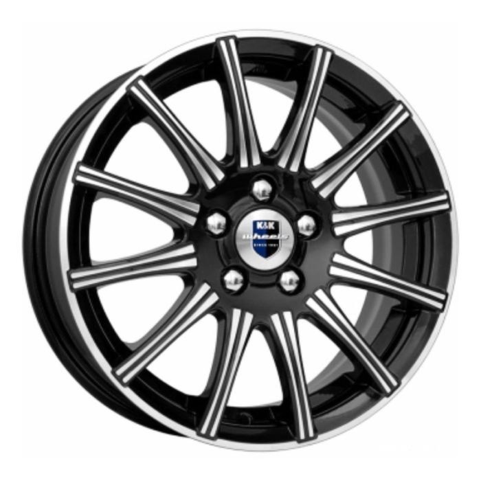 КиК Сиеста (КС477) 5,0x13 3/ 98 ET35 d-60,2 алмаз черный (Арт.13376)