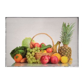 Наклейка на кафельную плитку 'Корзина с фруктами' 60х90 см Ош