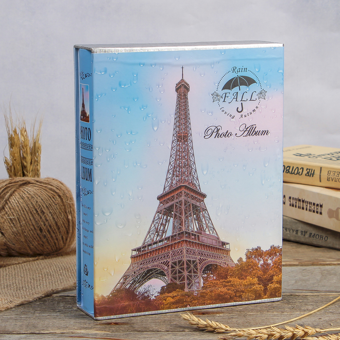 Фотоальбом магнитный 20 листов "Европа" в коробке МИКС 26,5х20,5х5,5 см