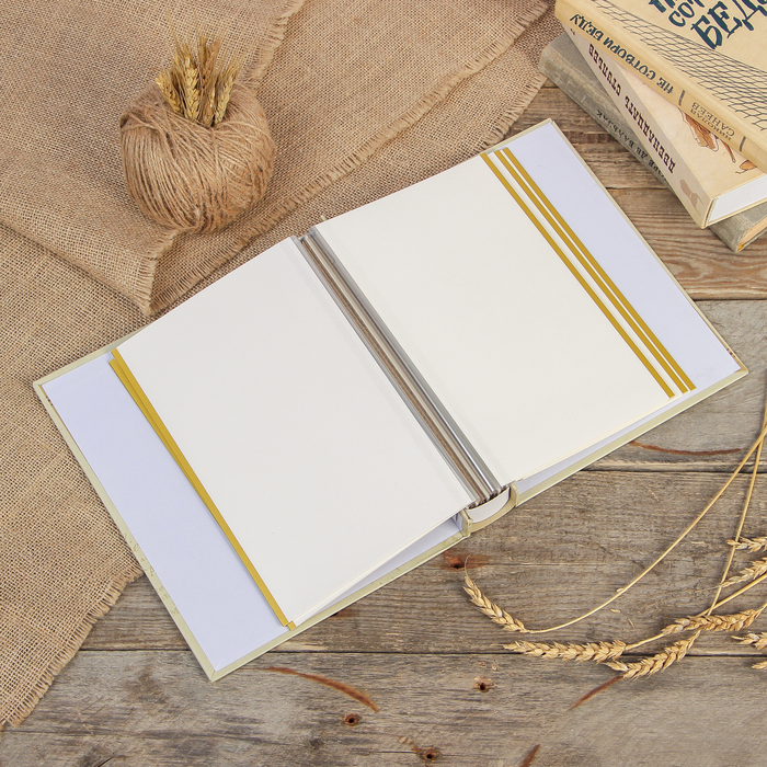 Фотоальбом магнитный 20 листов "Совушки из заплаток" в коробке МИКС 27х20,5х5,5 см