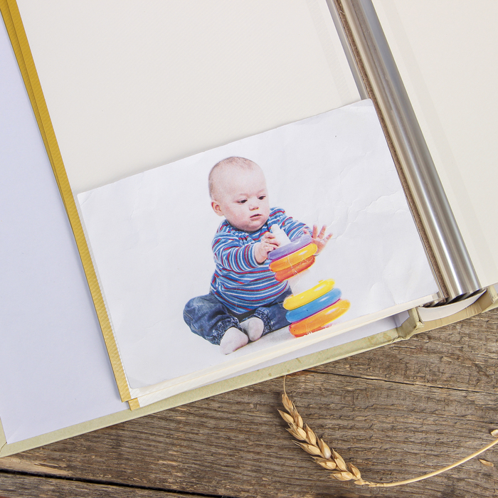 Фотоальбом магнитный 20 листов "Совушки из заплаток" в коробке МИКС 27х20,5х5,5 см