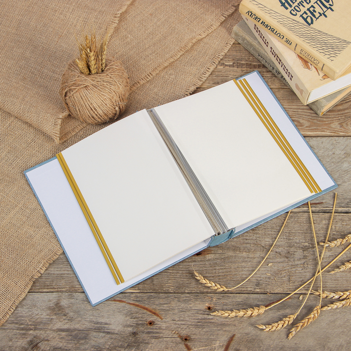 Фотоальбом магнитный 20 листов "Королевские пионы" в коробке МИКС 26,5х20,5х5,5 см