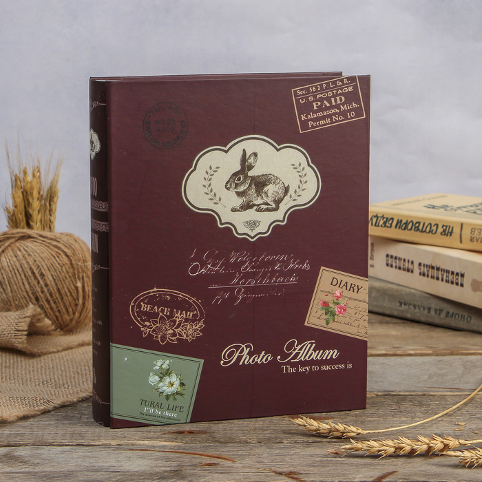 Фотоальбом «Стильный», 20 магнитных листов, в коробке, МИКС