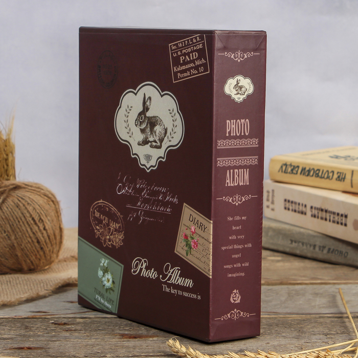 Фотоальбом «Стильный», 20 магнитных листов, в коробке, МИКС