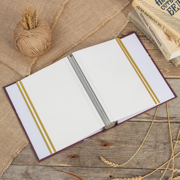 Фотоальбом «Стильный», 20 магнитных листов, в коробке, МИКС