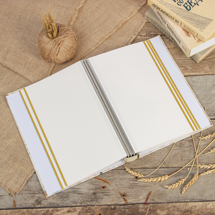 Фотоальбом магнитный 20 листов "Фламинго" в коробке МИКС 33,5х23,5х5,5 см