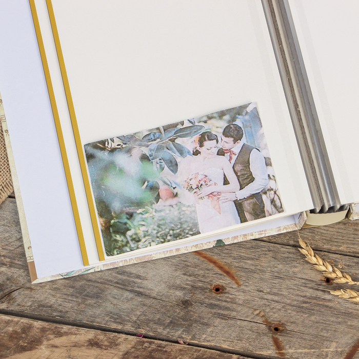 Фотоальбом магнитный 20 листов "Фламинго" в коробке МИКС 33,5х23,5х5,5 см