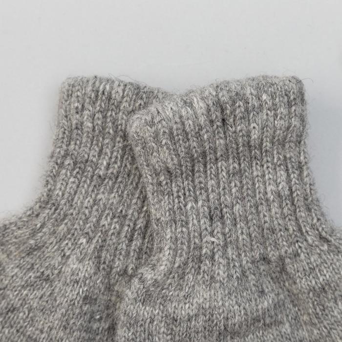 Перчатки женские из шерсти "Як" 04122 цвет серый, р-р 17-19 (6,5-7,5)