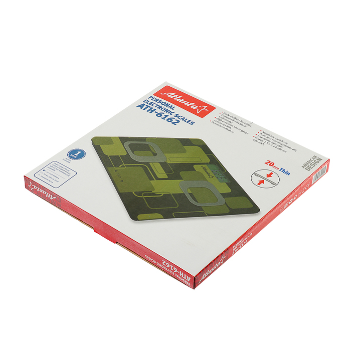 Весы напольные Atlanta ATH-6162, электронные, до 150 кг