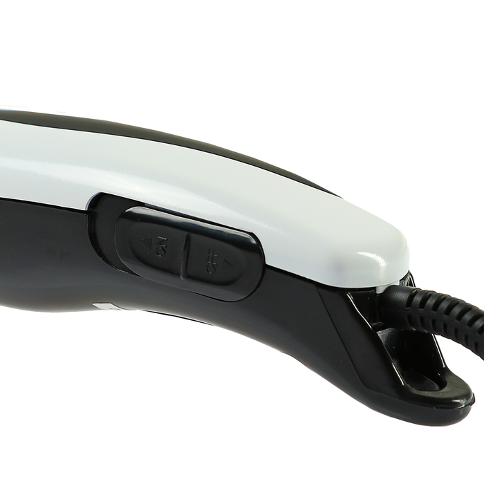 Машинка для стрижки Atlanta ATH-6887, 9 Вт, 4 насадки, бело-черная