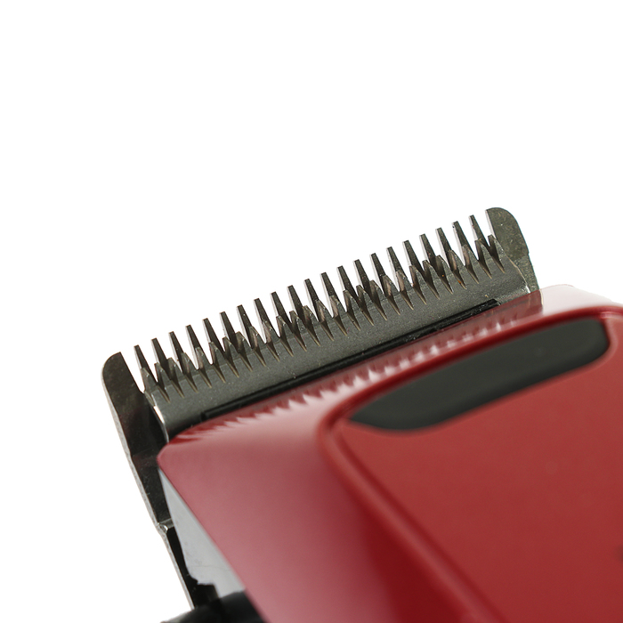 Машинка для стрижки Atlanta ATH-6892, 10 Вт, 4 насадки, красная