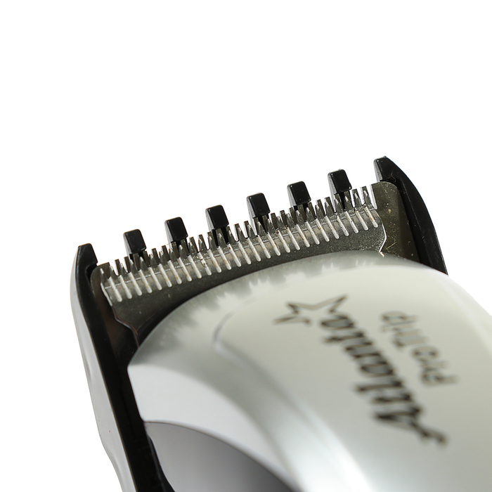 Машинка для стрижки Atlanta ATH-6904, АКБ, регулируемая насадка, серая