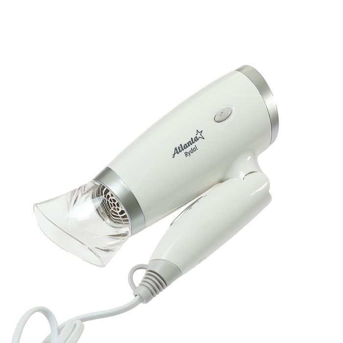 Фен Atlanta ATH-6761, 1100 Вт, 2 скорости, складная ручка, белый